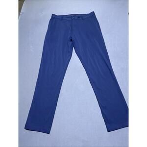 Rhone Commuter Pants Men 34 Blue Slim Tech Golf Chino 100036